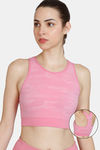 Zelocity Quick Dry Sports Bra - Wild Rose — thumbnail 1